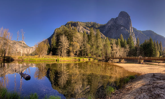 Swinging Bridge at Yosemite Valley 2