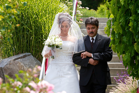 Giving away the bride