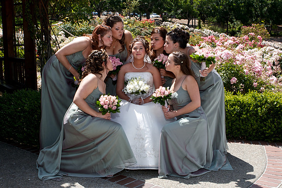 Now kiss the bride ladies