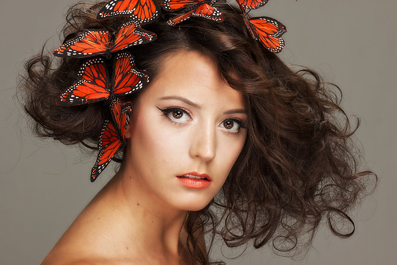 Amber Butterfly Hair 2