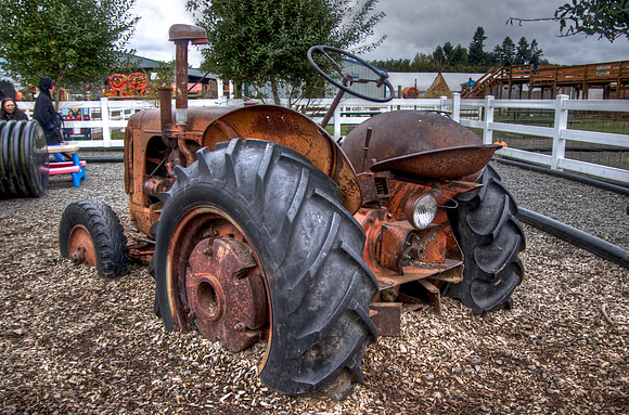 Orange Tractor