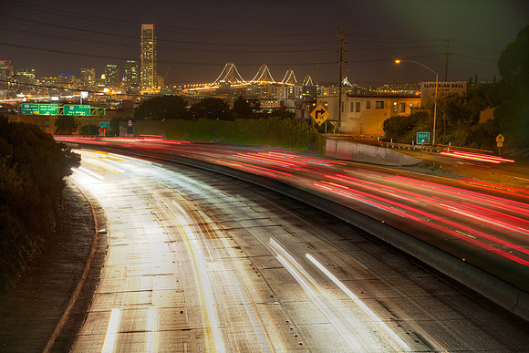 SF Night Traffic