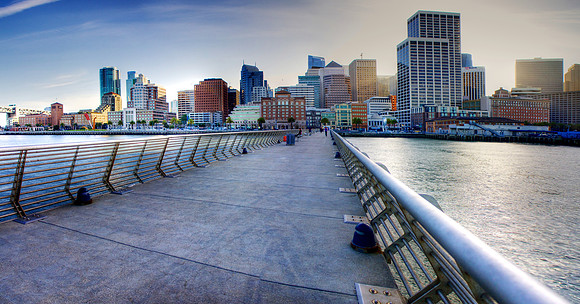SF Skyline Pier View